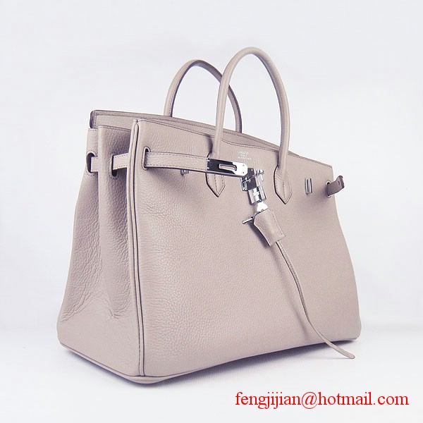 Hermes Birkin 40cm Togo Bag Grey 6099